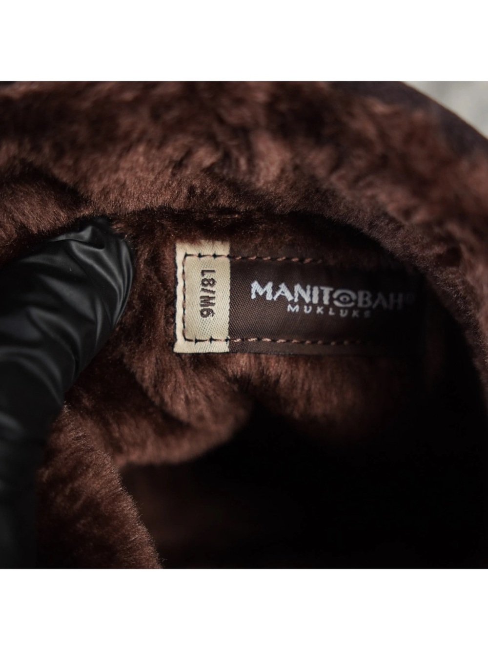 Manitobah Mukluks Corinne Hunt Tamara Suede Mukluks Size L8/M6 Brown NWOT $350 - Picture 10 of 15